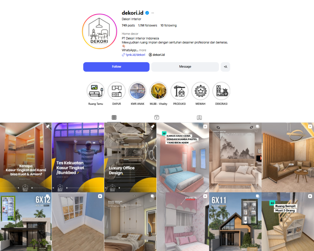 5 Interior Influencers Indonesia yang Paling Berpengaruh dan Wajib Diikuti untuk Inspirasi Rumah Elegan 5 Screenshot 2025 11 29 144515