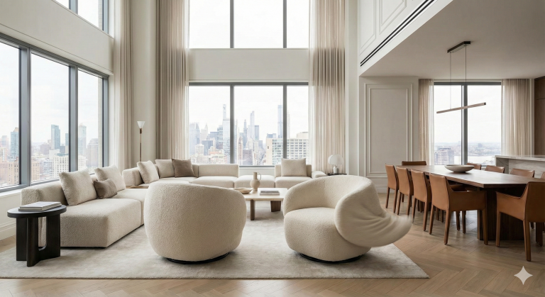 8 Swivel Chairs Luxury & Modern