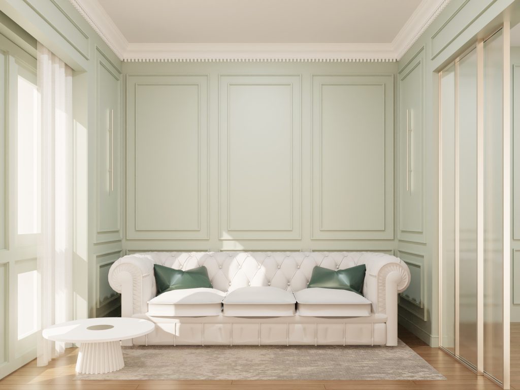 7 Cara Merawat Wallpaper Dinding agar Awet dan Warnanya Tetap Cerah 2 3d rendering classic interior